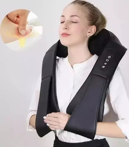 Masajeador De Cuello Espalda Hombros Calor Relajación