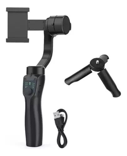 Estabilizador Gimbal 3 Axis Celular Steadycam iPhone Samsung Color Negro