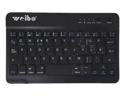 Teclado Mini Slim Inalámbrico Bluetooth Keyboard Wb-3000