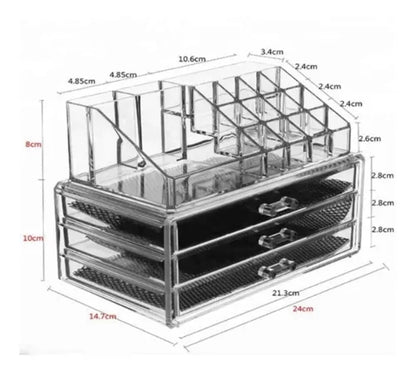 Caja De Almacenamiento Acrílico Organizador Cosmetiquero