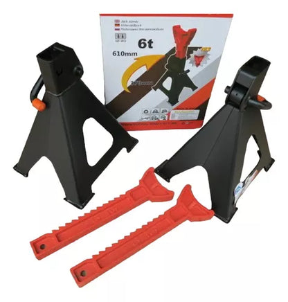 Pack Banquillos Automotriz 6 Toneladas Caballetes Mecánicos
