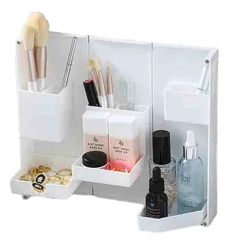 Organizador Plegable Portalápiz Papelería Estuche Maquillaje