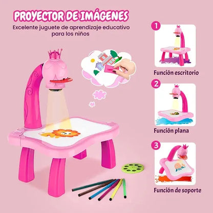 Mesa Proyector Para Dibujar Y Pintar Infantil Didáctico