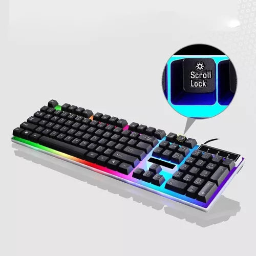 Teclado Con Luces Teclado Gaming Teclado Gamer Mecanico Rgb