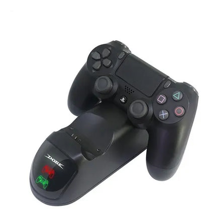 Cargador Mando Ps4 Cargador Ps4 Pantalla Led Doble Carga
