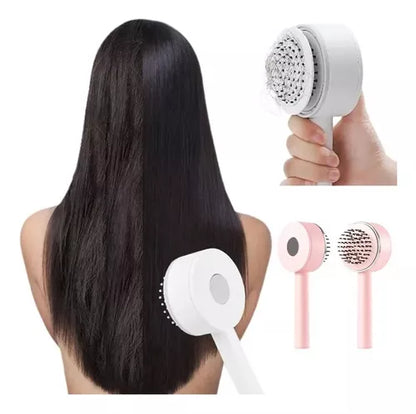 Cepillo Peine Masajeador C/ Cojín D/aire 3d Cepillo De Pelo Color Rosa