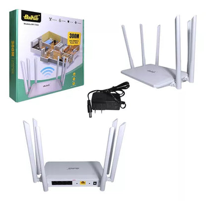 Router Wan Repetidor Inalámbrico 300mbps 6 Antenas My-7253