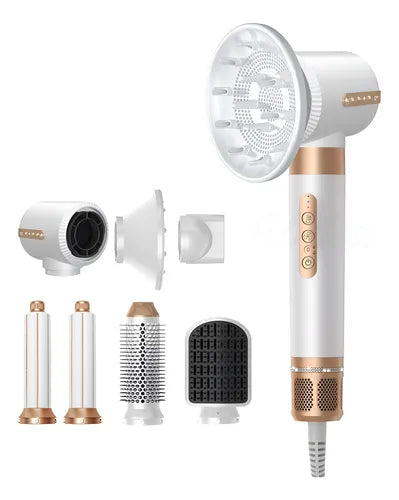 Secador De Pelo Multifunción Rizador Secador Keratin 3d Pro
