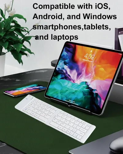 Mini Teclado Inalámbrico Plegable Portátil Mk-1007