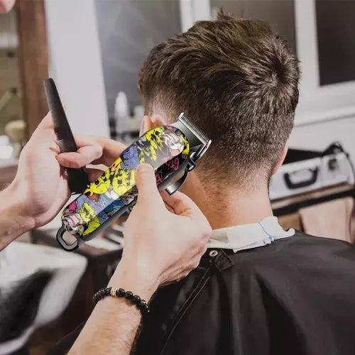 Cortadora De Pelo Máquina Portátil Con Diseño + Accesorios