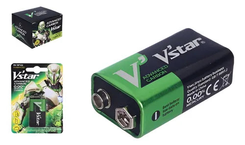 Batería 9v Pila 9v Baterías 9v Zinc Carbón