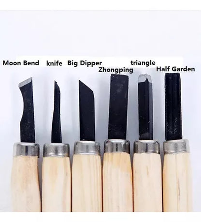 Kit De Cinceles Para Tallar Madera