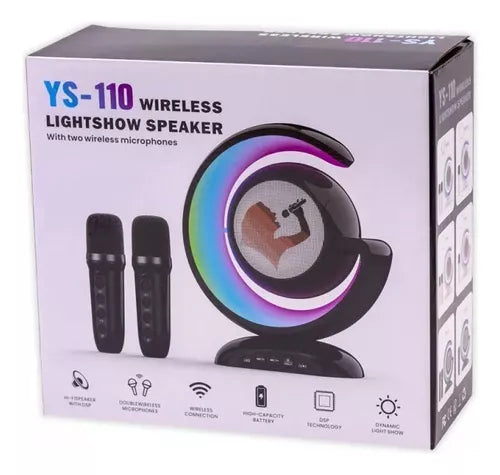 Parlante Genérica YS-110 portátil con bluetooth negra 220V