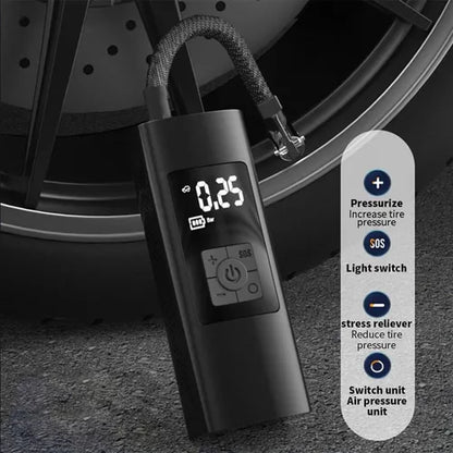 Compresor De Aire Portátil Mini Inflador Inteligente De Auto