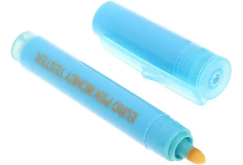 Bolígrafo Detector De Billetes Falsos Lápiz Luz Uv Color Celeste