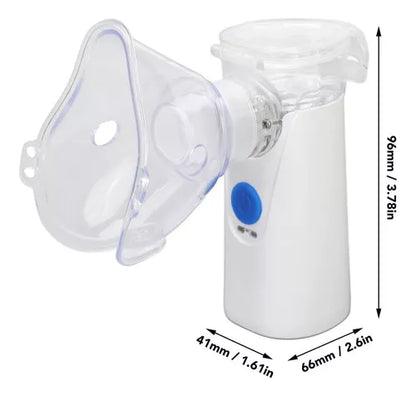 Nebulizador Portátil Mesh Inhalador Usb Terapia Asma Color Blanco