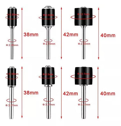 Set Lijas Para Dremel O Minitorno Con Adaptadores