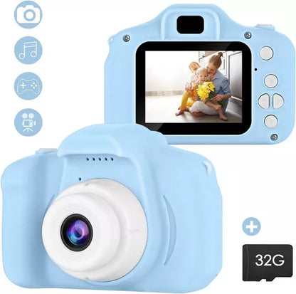 Mini Cámara Digital Foto Video Música Juego Hd Para Niños