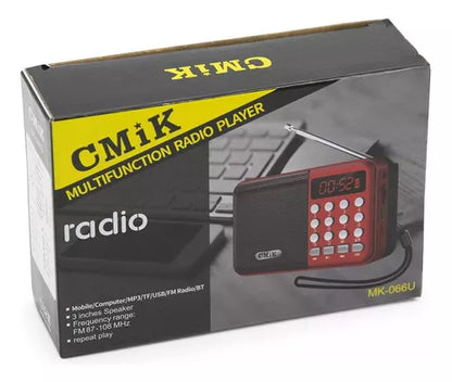 Mini Radio Media Player Mp3 Multifunción Digital Fm