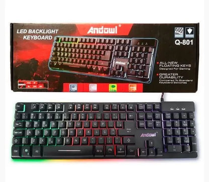Teclado Rgb Teclado Gammer Teclado Ergonomico Teclado Pc
