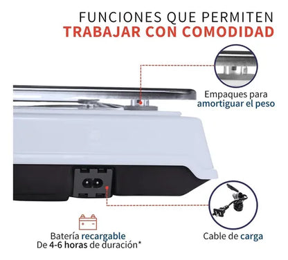 Balanza Digital Pesa Electrónica Con Bandeja 30kg