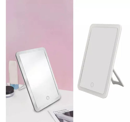 Espejo De Maquillaje Luz Led Táctil De Tocador Yb-016