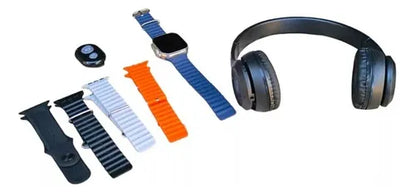 Reloj Inteligente 5 Correas+auricular+control De Fotos Tk706