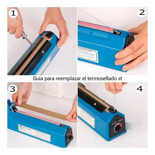 Selladora De Bolsas Sellado Térmico Impulse Sealer 400mm
