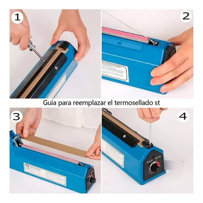 Selladora De Bolsas Sellado Térmico Impulse Sealer 400mm
