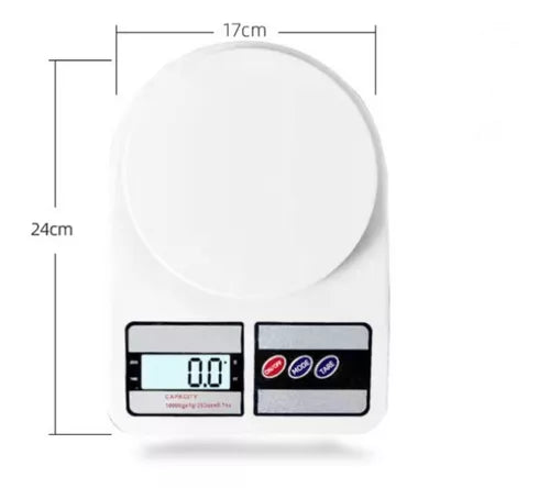 Pesa Gramos Balanza Digital Cocina Balanza De Cocina 10 Kg