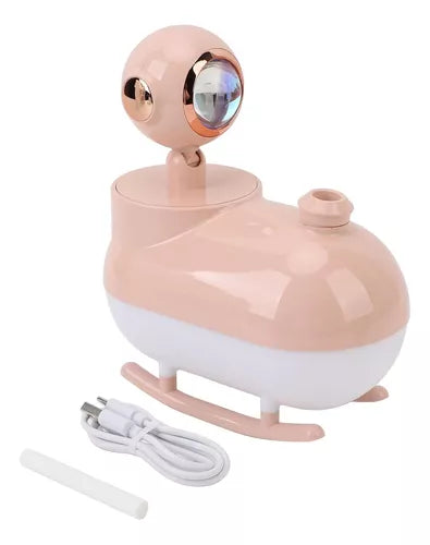 Mini Humidificador De Aire Portátil Luz Nocturna Aromático