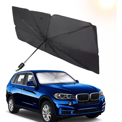 Parasol Plegable En Forma De Paraguas Para Coche