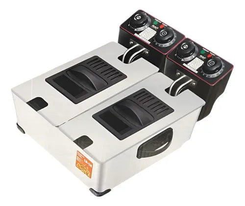 Freidora Eléctrica Doble Cesta 3l+3l 2000w+2000w Raf R.5223