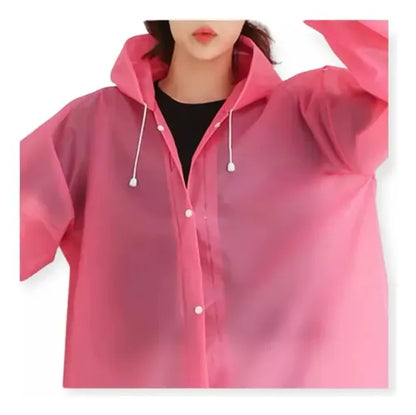 Poncho Impermeable Con Capucha Lluvia Viento Unisex