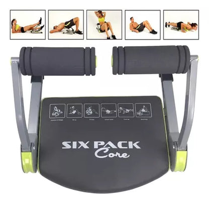 Máquina Para Hacer Ejercicios 6 En 1 Máquina De Abdominales Color Negro