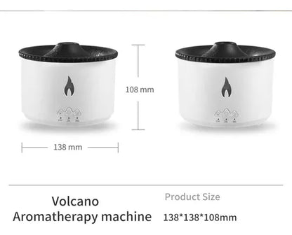 Humidificador Difusor De Aromas Volcán Erupción Ultrasónico