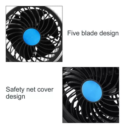 Ventilador Doble De Auto Camioneta 24v 2 Velocidades