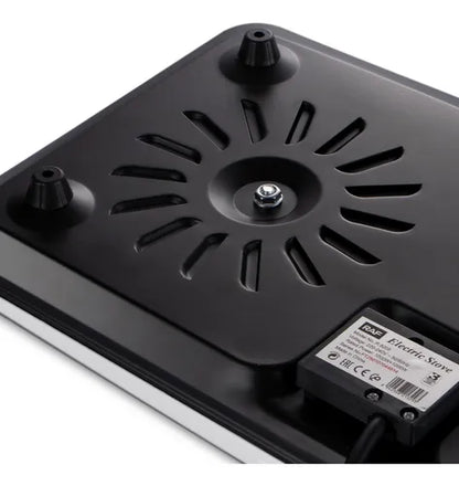 Encimera Eléctrica Acero 2 Platos 1000w+1000w Raf R.8205