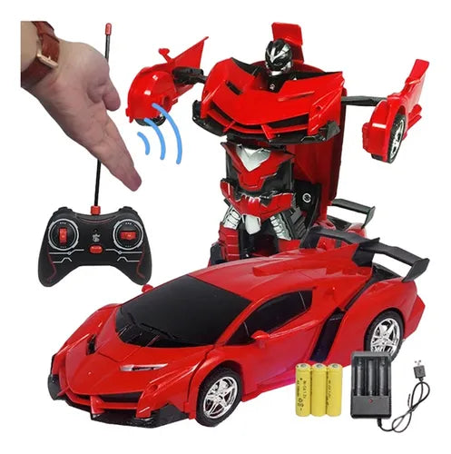 Auto Robot Transformers Juguete A Control Remoto