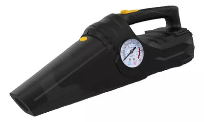 Aspiradora De Auto + Inflador De Neumáticos 2 En 1 Color Negro