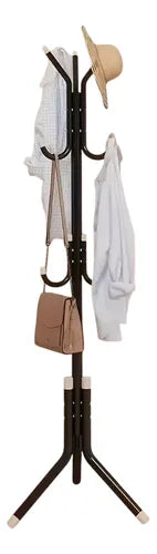 Perchero De Pie Colgador De Ropa Y Accesorios Metálico