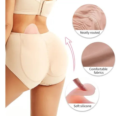 Bragas Levanta Aumenta Glúteos Almohadillas De Silicona