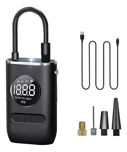 Mini Compresor Calibrador De Aire Digital Portátil My-7383