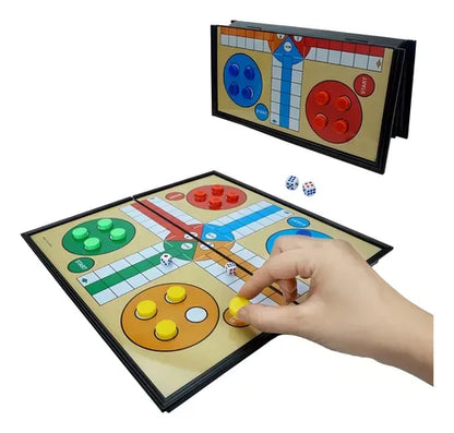 Juego De Mesa Ludo Magnético Clásico Tablero Familiar