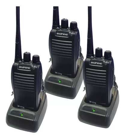 Walkie-talkie Baofeng Walk Talk 777 BF-777S de 2 radios - negro 220V