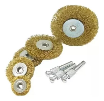 Juego De Cepillos Metálicos Circulares