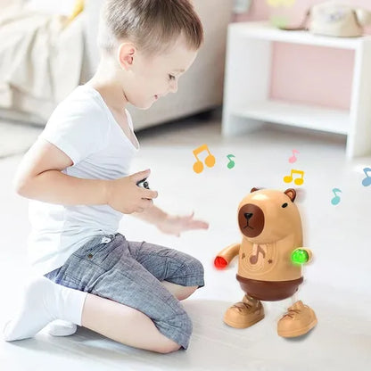 Juguete Capibara Bailarín Con Luces Y Música 3d
