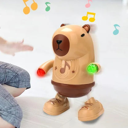Juguete Capibara Bailarín Con Luces Y Música 3d