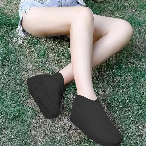 Cubre Zapatos Antideslizante+poncho Impermeable Con Capucha