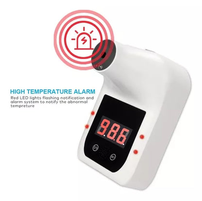 Termómetro Infrarrojo De Pared Y Alarma De Alta Temperatura